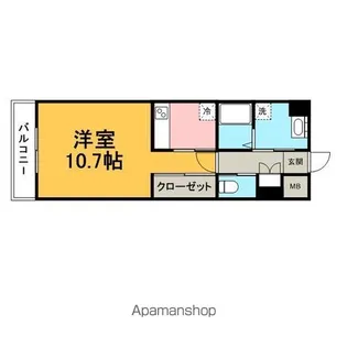 エスペランサII【2階】の間取り