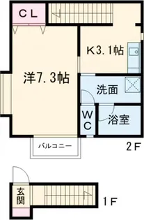 ジュエリーGミサワ【2階】の間取り