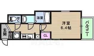 サムティ北浜大手通【4階】の間取り