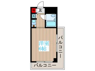 コスミック弥生【2階】の間取り