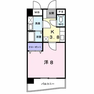グランスイート【1階】の間取り