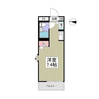 ジョイフル大和南【1階】の間取り