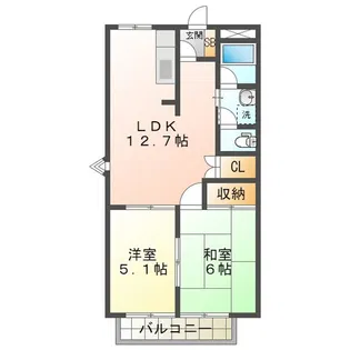 ロイヤルプライベートメゾン【1階】の間取り