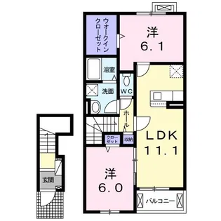 モデルノ【2階】の間取り