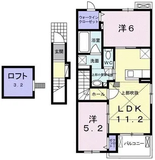 サニーホームV【2階】の間取り