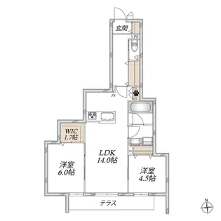 Maison de Lecrin N【1階】の間取り