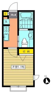 フローリッシュ平塚【1階】の間取り