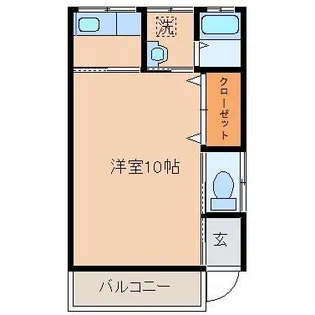 OKハイツ連取【1階】の間取り