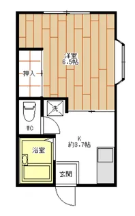 グリーンハイツ【2階】の間取り