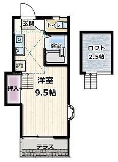 ホワイトエンジェル【1階】の間取り