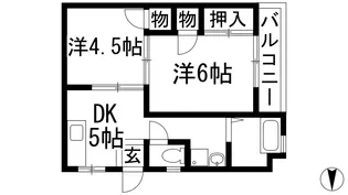 豊田ビル【3階】の間取り