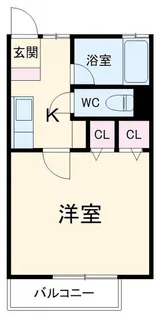 アネックス中川B棟【1階】の間取り