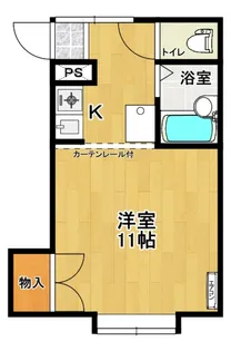 郡山第2パンション【2階】の間取り