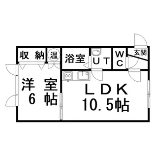 アーバンヒルズ【1階】の間取り