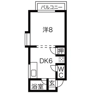 サンライフ高浜【2階】の間取り