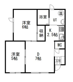 ボヌール幸【2階】の間取り