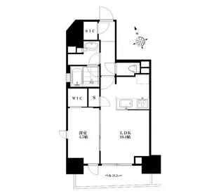 リビオレゾン神楽坂nex【10階】の間取り
