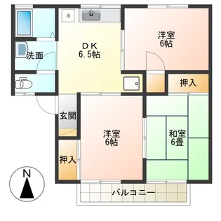 エスポワール佐藤【2階】の間取り