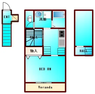 ラ フェリーチェA.B【2階】の間取り