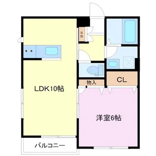 テラスルミエール【2階】の間取り