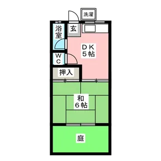 すみれ荘【1階】の間取り