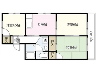 セジュール高山【2階】の間取り
