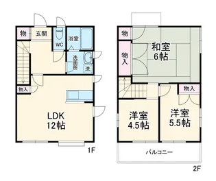 グローリー原宿B棟【1階】の間取り