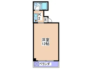 M・プラザ都島【4階】の間取り