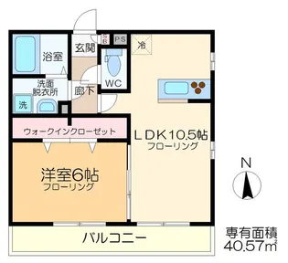 リブリ・ソフィア中央【1階】の間取り