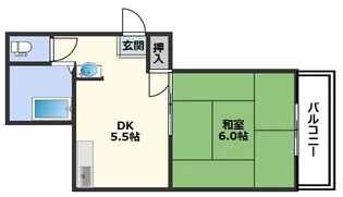 CONRAD梅田【2階】の間取り