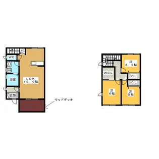 リーフガーデンの間取り