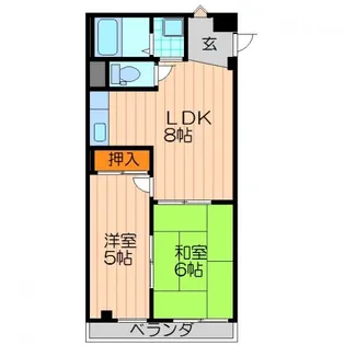 GM殿島【3階】の間取り