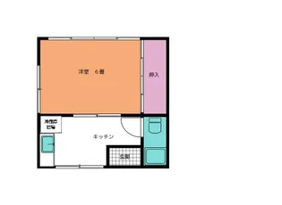 1Kの間取り画像