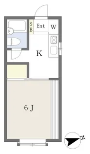 ジュネパレス島I【1階】の間取り