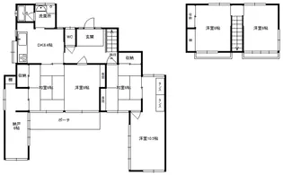 群馬県前橋市粕川町膳【一戸建】の間取り