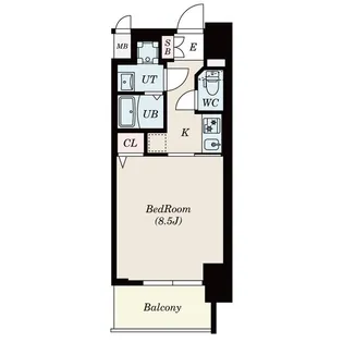 1Kの間取り画像