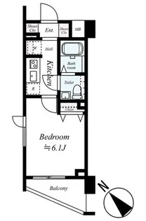 ウィスティリアときわ台【11階】の間取り