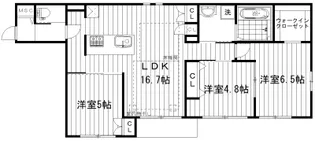 La Collina新宿中落合【1階】の間取り
