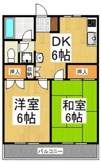 カーサ野崎【3階】の間取り