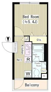パークヒルズ経堂【1階】の間取り