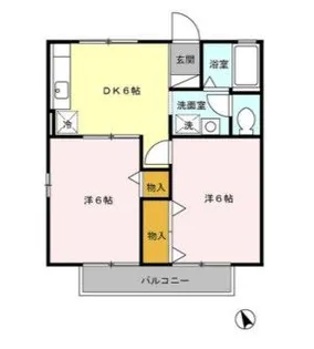 ドルチェ・カサグランデ【1階】の間取り