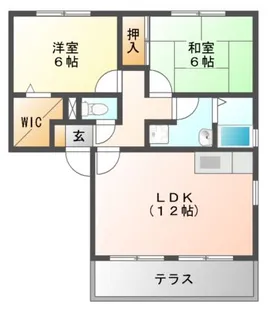 ボナールB【1階】の間取り