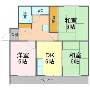 コーポ大野【3階】の間取り