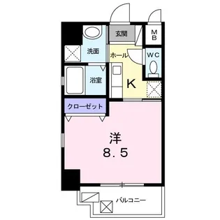 東京都江東区木場2【マンション】の間取り