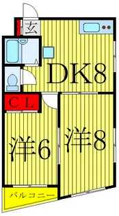 成和ビル【3階】の間取り