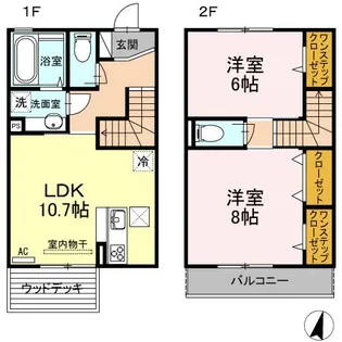 リヴェール美しが丘の間取り