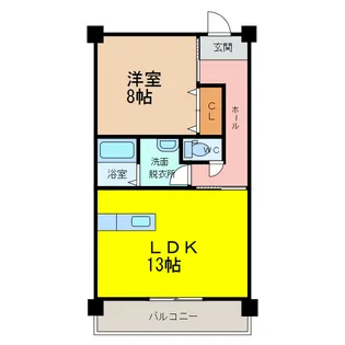 さくらレジデンス【5階】の間取り