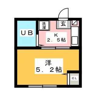 クレールエフ【1階】の間取り