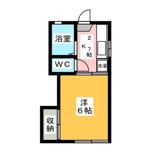 ア・ビュー三ノ輪【1階】の間取り