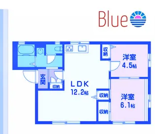 リバーパーク【2階】の間取り